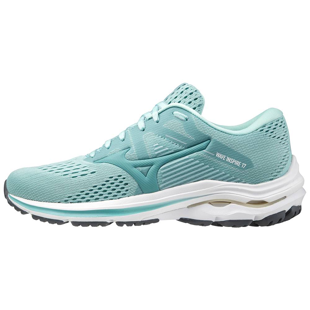 Damske Bezecke Topanky Mizuno Wave Inspire 17 Modre/Tyrkysové Vypredaj FLCZ91086